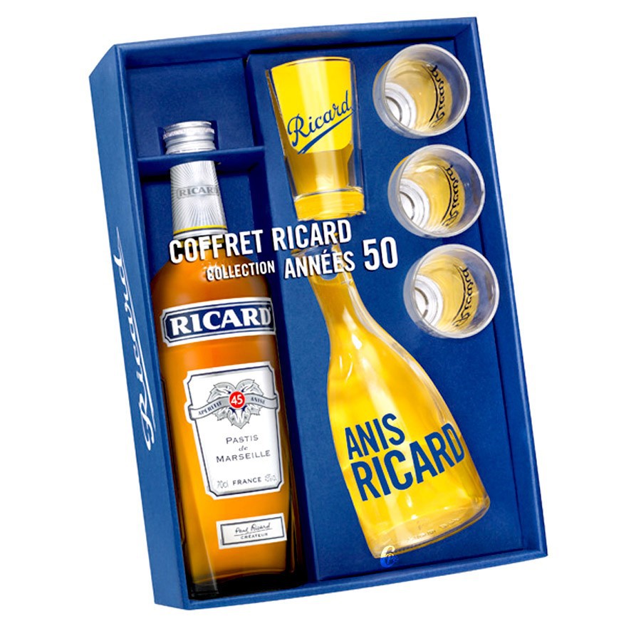 Coffret Ricard 0 7l Collection Annee 50 Viedechateaux Fr